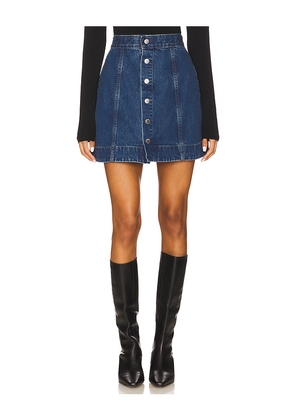 AG Jeans Evie Skirt in Blue. Size 25. Also in 26, 27.