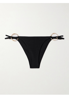 Cult Gaia - Golda Embellished Bikini Briefs - Black - xx small,x small,small,medium,large,x large