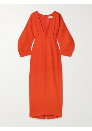 MARA HOFFMAN - Irina Hemp Maxi Dress - Orange - US0,US2,US4,US6,US8,US10,US12