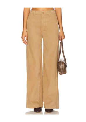 AMO Denim Maddi Trouser in Tan. Size 23. Also in 24, 25, 26, 27, 28, 30, 31, 32.