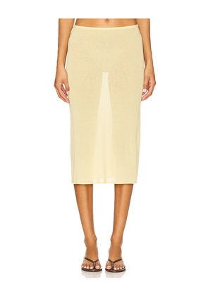 Ciao Lucia Faye Skirt in Lemon. Size M. Also in XXS, XS, S.