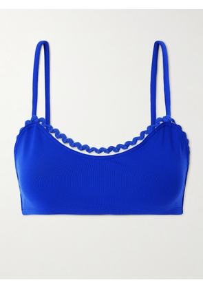 Eres - Fever Move Ric Rac-trimmed Bikini Top - Blue - FR 38,FR 40,FR 42,FR 44