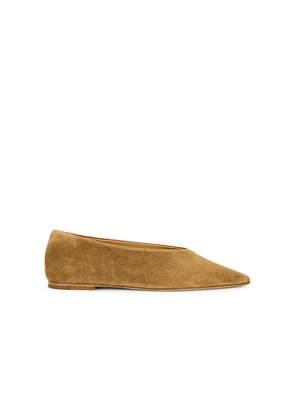 Dear Frances Topo Flat in Tan. Size 36. Also in 38, 40, 41, 42.