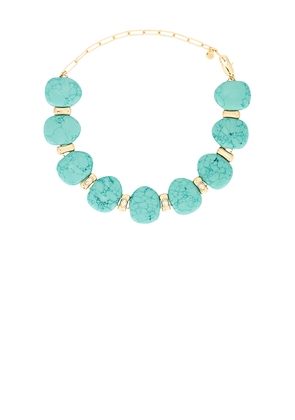 Ettika Turquoise Solstice Choker in Teal.