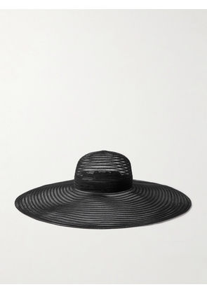Eugenia Kim - Sunny Ribbed Mesh Sunhat - Black - One size