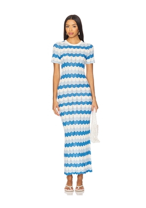 BEACH RIOT Emory Dress in Blue. Size L. Also in XS, S.
