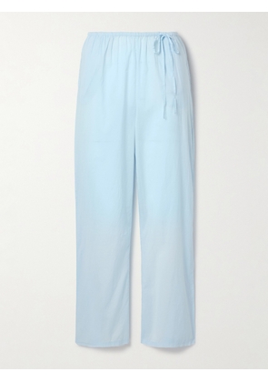 Skin - Banks Organic Cotton-voile Pants - Blue - 01,2,3,4,5