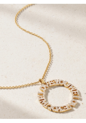 Yvonne Léon - 9-karat Gold Diamond Necklace - One size