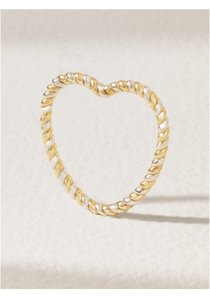 Yvonne Léon - 9-karat White And Yellow Gold Ring - 5,6,7,8