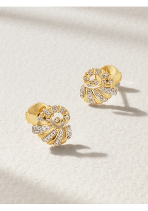 Yvonne Léon - 18-karat Gold Diamond Earrings - One size