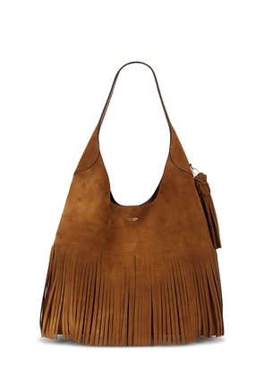 Coach Fringe Brooklyn 39 Shoulder Bag in Brown.