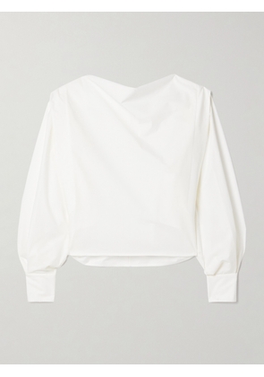 Salon 1884 - + Net Sustain Calne Cotton-poplin Blouse - White - FR 34,FR 36,FR 38,FR 40,FR 42,FR 44