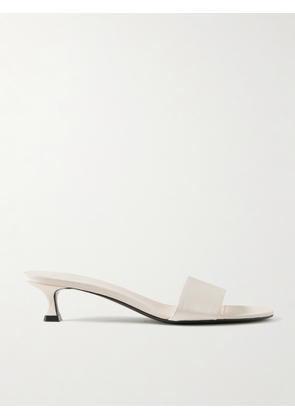 The Row - Satin Mules - Ivory - IT36,IT36.5,IT37,IT37.5,IT38,IT38.5,IT39,IT39.5,IT40