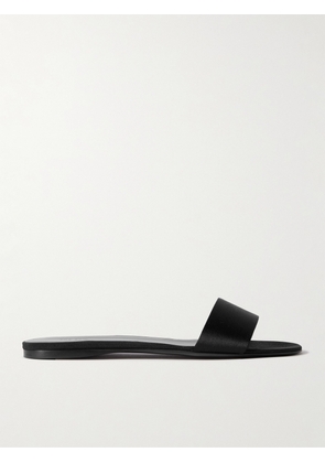 The Row - Combo Satin Slides - Black - IT36,IT36.5,IT37,IT37.5,IT38,IT38.5,IT39,IT39.5,IT40
