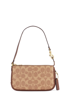 Coach Plaza 18 Shoulder Bag in Tan.