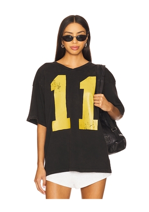 DAYDREAMER Oversized Jersey Shirt in Black. Size L. Also in S, XS, M.