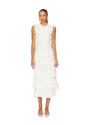 Cinq a Sept Maceio Dress in White. Size 00. Also in 6.