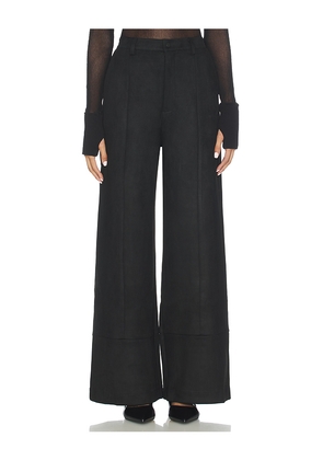 Bardot Marlowe Faux Suede Pant in Black. Size 10. Also in 12, 2, 4, 6, 8.