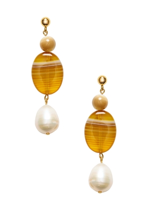 ANNI LU Desert Dreamer Earrings in Tan.