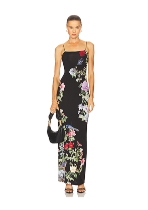 Alice + Olivia Fifi Maxi Dress in Black. Size 0. Also in 2, 4, 10.