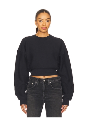 AGOLDE Kit Sweatshirt in Black. Size M. Also in XS.