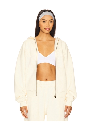AFRM Cameron Hoodie in Cream. Size M. Also in S, XS.
