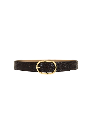 B-Low the Belt Kyra Croco Belt in Chocolate. Size L. Also in M, S, XL, XS.