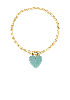 Brinker + Eliza Izzie Necklace in Metallic Gold.