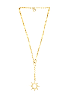 EMMA PILLS X Leslie Amon Aftersun Necklace in Metallic Gold.