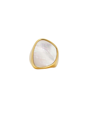 BRACHA Noemi Ring in Metallic Gold.