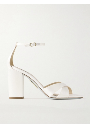 Aquazzura - Divine 85 Satin Sandals - White - IT36,IT36.5,IT37,IT37.5,IT38,IT38.5,IT39,IT39.5,IT40,IT41,IT42