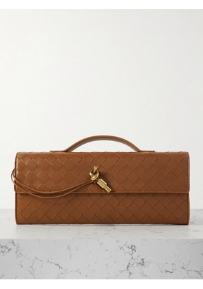 Bottega Veneta - Long Andiamo Intrecciato Leather Clutch - Brown - One size