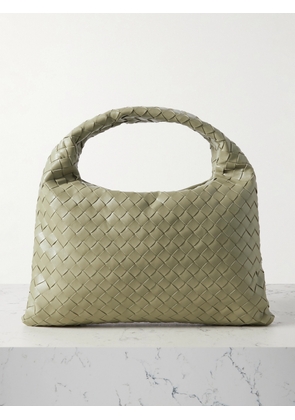 Bottega Veneta - Hop Small Intrecciato Leather Tote - Green - One size