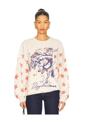 DAYDREAMER Rodeo Bf Crew in Ivory. Size M. Also in XS, S.