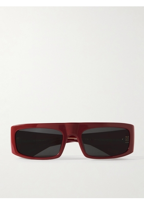 Oliver Peoples - + Khaite 1979c Rectangular-frame Acetate Sunglasses - Red - One size