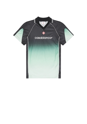 Casablanca Unisex Football Top in Green. Size L. Also in M.