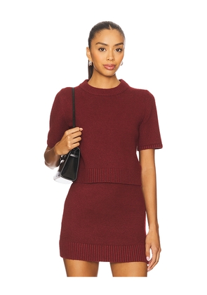 Elodie the Label Elodie Sana Sweater in Red. Size L. Also in S, M.