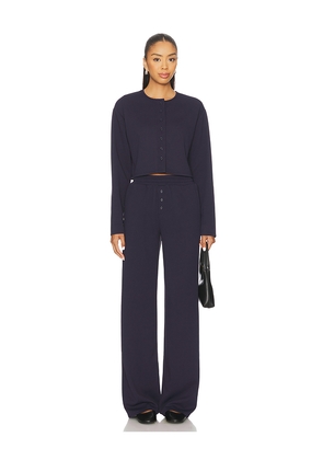 ALL THE WAYS Trina Lounge Set in Navy. Size M. Also in S, XL, XS.