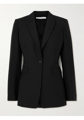 Another Tomorrow - Grain De Poudre Wool Blazer - Black - IT36,IT38,IT40,IT42,IT44,IT46,IT48,IT50
