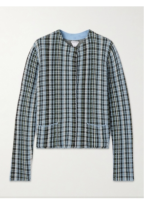 Bottega Veneta - Cotton-blend Tweed Cardigan - Blue - XS,S,M,L,XL