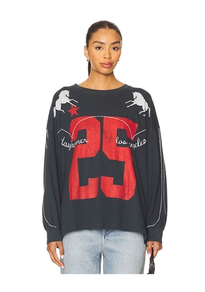 DAYDREAMER Los Angeles 25 Long Sleeve Tee in Charcoal.