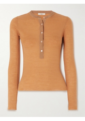 Chloé - Ribbed Wool Sweater - Brown - x small,small,medium,large,x large