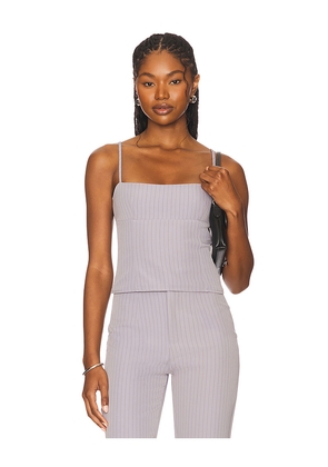 ALL THE WAYS Rowena Top in Grey. Size L. Also in XXS, XS, S, M, XL.