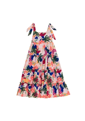 Agua Bendita Sampha Thamar Dress in Coral. Size 2. Also in 6, 4.