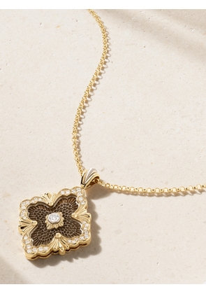 Buccellati - Opera Tulle 18-karat White And Yellow Gold Diamond Necklace - One size