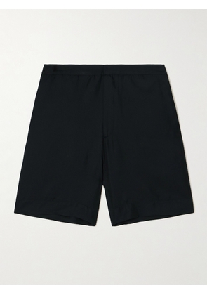 Loulou de Saison - Poseidon Silk-twill Shorts - Black - x small,small,medium,large,x large