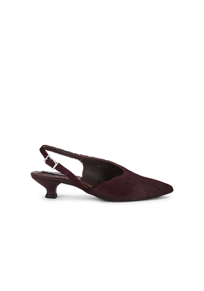 ALOHAS Nelly Slingback Pump in Burgundy. Size 35. Also in 36, 37, 38, 39, 40, 41.