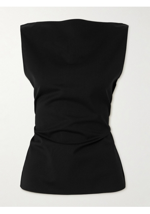 RÓHE - Open-back Wool-crepe Top - Black - FR 34,FR 36,FR 38,FR 40,FR 42,FR 44