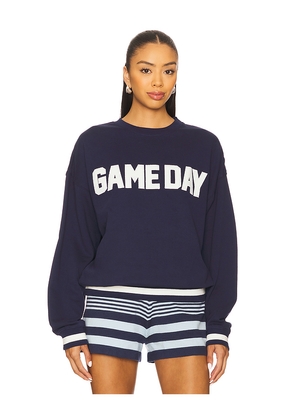BEACH RIOT Devyn Sweatshirt in Navy. Size L. Also in XS, S, XL.