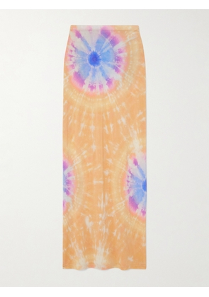 RABANNE - Second Skin Tie-dyed Stretch-jersey Maxi Skirt - Multi - FR 34,FR 36,FR 38,FR 40,FR 42
